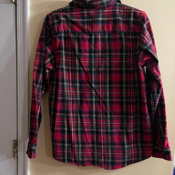 LL Bean flannel shirt, Relaxed Fit, women’s medium - Picture 2 of 4